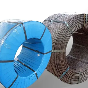 12.5mm BS5896:1980 1770Mpa Metal Building Materials for Concrete hollow core PC Strand