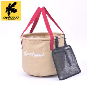 Bote de Pesca Plegable, Impermeable y Ligero de PVC, Lona de 10L/20L/28L, Contenedor Portátil para Peces Vivos para Exteriores - Product Image 4