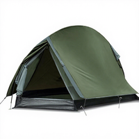 Tente de camping ultralégère quatre saisons pour 1/2 personnes, montage rapide, double couche, petit format, 2000-3000 mm, imperméable, structure en fibre de verre
