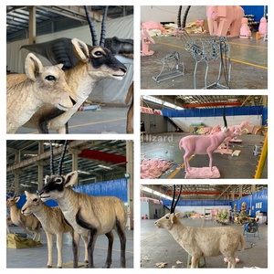 Sculpture d'antilope tibétaine animatronique réaliste pour intérieur - Modè<span class=keywords><strong>le</strong></span> animal personnalisé <span class=keywords><strong>de</strong></span> qualité muséale pour zoo et parc - Product Image 3
