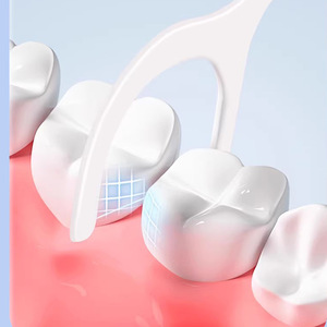 Les cure-dents stériles de Haier, fabriqués avec du fil dentaire à haute teneur en polymère, sont jetables, emballés individuellement, sûrs et hygiéniques pour - Product Image 1