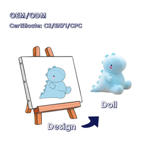 Jouet en peluche personnalisé, dinosaure en peluche sur mesure, jouets en peluche anime personnalisés - Product Image 1