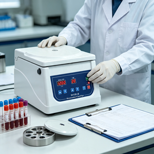 Centrifuga per Microematocrito WEST TUNE SH120, 12000 giri/min, 13500xg, 24 tubi capillari 1,5mm*75mm - Product Image 2