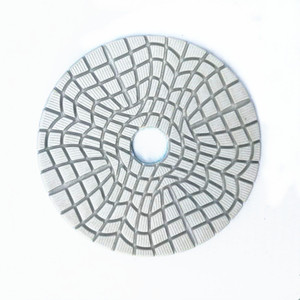 JDK 4英寸金刚石<span class=keywords><strong>3</strong></span>步抛光垫，用于花岗岩石英的干湿两用 - Product Image 1