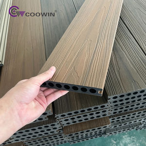 Planches de terrasse en plastique traditionnelles COOWIN pour l'aménagement paysager, les bureaux, les bâtiments modernes, finition mate - Product Image 1