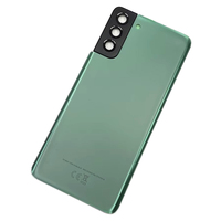 Coque Arrière de Remplacement Originale pour Batterie S21+ avec Lentille d'Appareil Photo, Cache Arrière en Verre S21 PLUS pour Samsung Galaxy