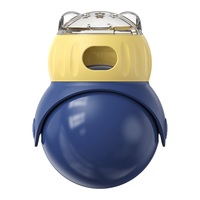 Jouet Distributeur Interactif de Friandises pour Chiens, Balle Anti-Glouton pour Chats et Chiots, Jouet à Mâcher Réglable pour la Distribution de Nourriture