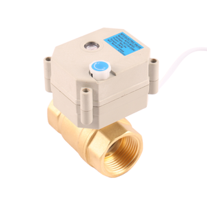 12V 24V DC 2ウェイ スマートミニRS485バルブ 電動モーター式 水制御流量アクチュエータ ABS電動ボールバルブ OEM IP67 1 - Product Image 2