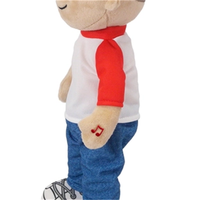 Haut-parleur OEM de boîte à musique personnalisée avec bouton poussoir et module de son vocal préenregistré pour jouets en peluche et poupées