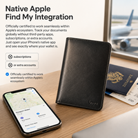 Traceur GPS intelligent certifié Apple MFi, localisateur de portefeuille intelligent sans fil, mini traceur GPS, carte de localisation pour iOS