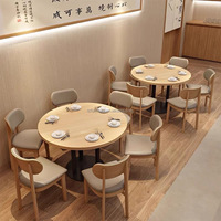 Meubles de restauration rapide modernes et personnalisés, table et chaises pour café, restaurant, hôtel, école, utilisation durable