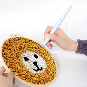 Poke <span class=keywords><strong>broderie</strong></span> bricolage décoration de la maison brodé <span class=keywords><strong>à</strong></span> la main laine point de croix frottement peinture <span class=keywords><strong>sur</strong></span> <span class=keywords><strong>toile</strong></span> pour sac de matériau de Base - Product Image 4