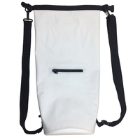 Bolsa de lona impermeable de pvc 500d, 15l, impermeable, seca, para natación