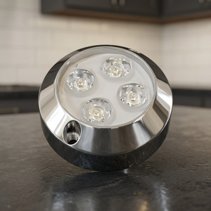 Lumière de piscine submersible en acier massif avec lentille en verre trempé et résine étanche - Product Image 1