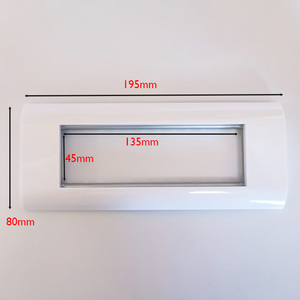 长方法式面板，适用于6组或<span class=keywords><strong>3</strong></span>组法式罗格朗插孔或插座 - Product Image 3