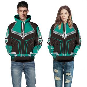 Hot Sales Print 3D Custom Made Lightweight <b>Pullover</b> Hoodie - Product Image 3