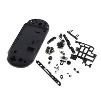 Kit complet de pièces de rechange pour coque de remplacement PS Vita 2000 / PSV 2000 avec boutons et tournevis