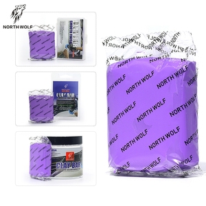 منتج تجديد السيارات بالجملة من OEM، طين أرجواني ناعم لتنظيف السيارات 100 جرام - Product Image 4