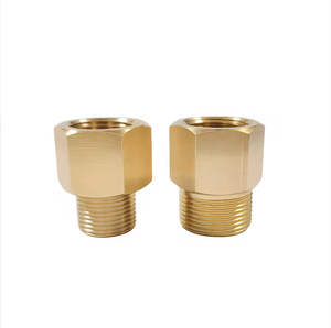 Raccordo in Ottone Filettato Maschio e Femmina OEM per Tubi, Adattatore Esagonale, Tappi per Tubi, Estensore Nipplo 1/8 1/4 - Product Image 2