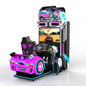Nouveau simulateur de course automobile haute vitesse pour 2 joueurs, jeu d'arcade à monnayeur, console de jeu en anglais - Product Image 1
