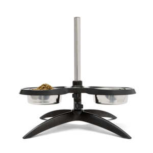 Moderno y Resistente Soporte Elevado para Comedero de Perro, 2 Tazones de Acero Inoxidable, Altura Ajustable, Impermeable, Ecológico, 2 en 1 - Product Image 6