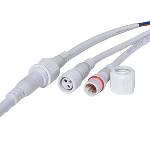 户外照明发光二极管护栏洗墙灯220伏快速公母2 * 0.75毫米防水连接电源线束电缆 - Product Image 4