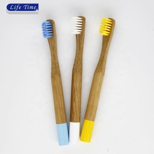 Redondeados <span class=keywords><strong>mango</strong></span> bambú cepillo de dientes personalizado para los niños - Product Image 5