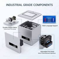 Imprimante jet d'encre thermique en gros 12,7 mm TIJ pour date d'expiration, code de lot, code QR pour l'emballage des boissons