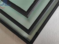 Livraison rapide, unité de verre isolant clair 6+12A+6 pour mur-rideau