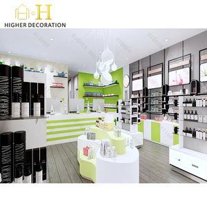 ديكور داخلي لمتجر طبي، رفوف صيدلية خشبية، خزانة عرض للصيدلية - Product Image 4