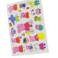 Autocollant de tatouage temporaire personnalisé pour enfants, non toxique, sûr, rouge, bleu, vert et or, fabriqué à partir de papier d'art