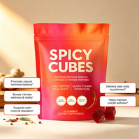 Gummies épicées en marque blanche, 60 pièces, Maca, Épimède, Piment, Formule végétale naturelle, Complément alimentaire bien-être