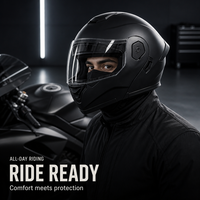 Casque de moto électrique pour trajets quotidiens, casque modulaire intégral rabattable, casque avec écouteurs inclus, unisexe, pour moto de rue