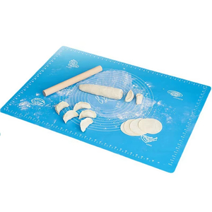 Tapete de Silicona para Hornear de 60*40cm con Logotipo Personalizado, Rojo, Antiadherente, Rectangular, Antideslizante, para Amasar y Repostería, Venta Caliente 2025 - Product Image 1