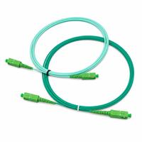 Kabel tambalan Aqua Sm Aqua, 1.6mm 3.0mm 9/125 Sc/apc ke Sc/apc 1.5m 3.5m putih Simplex kabel Patchcord sc