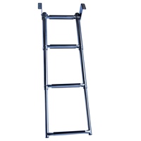 Accessoires et pièces de bateau de qualité supérieure Échelle de montage de tableau arrière télescopique 3 + 1 marches pour yacht et voile et navire