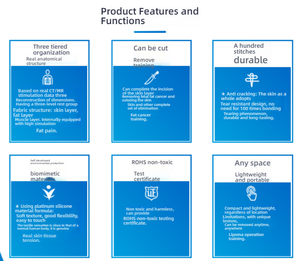 Piel de Simulación Médica Realista de PVC para Prácticas de Eliminación de Lipomas para Profesionales Médicos - Product Image 4