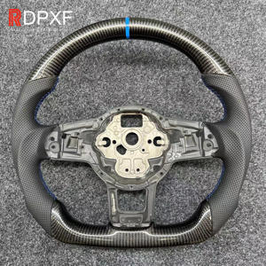 Applicable à Volkswagen Golf 7 Blue <span class=keywords><strong>Logo</strong></span> Blue Stitch Modification du <span class=keywords><strong>volant</strong></span> en fibre de carbone - Product Image 1