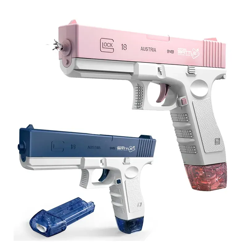 Glock pistol air tembak cepat, pistol air bertenaga baterai glock Mini Glock 2023 baru