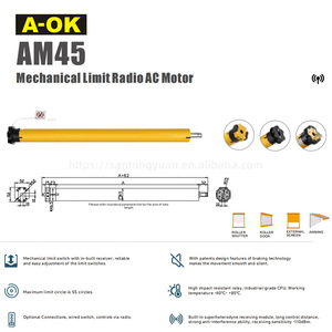 <span class=keywords><strong>Motor</strong></span> Tirai Gulung Otomatis A-OK AM45-50/12-E untuk Luar Ruangan, 50nm, 45mm, <span class=keywords><strong>Motor</strong></span> Tabung AOK - Product Image 5