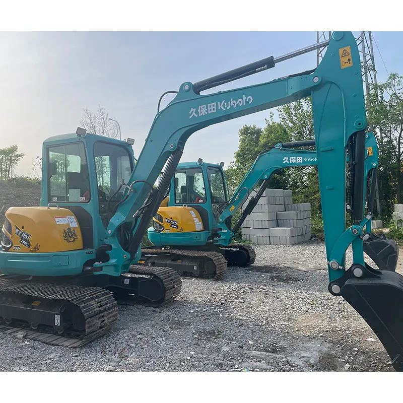 Second-hand used Kubota KX163 KX161 KX155 KX185 mini excavators Hydraulic crawler used 6tons 5 tons 8tons Kubota excavadora