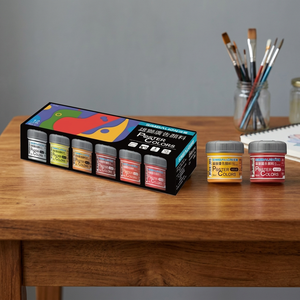สีอะคริลิค SIMBALION ชนิดน้ำ 12 สี ขนาด 60 มล. สีโปสเตอร์ ได้รับการรับรองมาตรฐาน EN71-3/ASTM-F963 บรรจุขวด รุ่น OSAMA60 ผลิตในประเทศจีน - Product Image 2