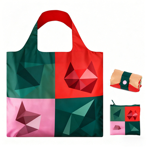 Sacs de courses réutilisables <span class=keywords><strong>en</strong></span> polyester recyclé RPET, durables, de grande taille, <span class=keywords><strong>en</strong></span> <span class=keywords><strong>gros</strong></span> - Product Image 4