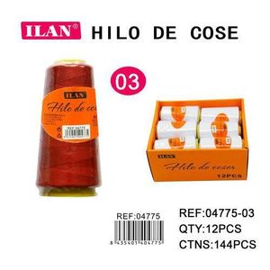 ด้ายเย็บผ้าอิลัน ฮิโล เด โคเซ่ 2750 เมตร สีแดง สำหรับซ่อมเสื้อผ้า - Product Image 3