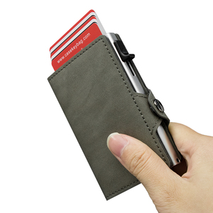 Casekey <b>Wallet</b> Manufacturer Slim Minimalist Aluminum <b>Smart</b> Bank Card Holder Case Cartera Gris Rfid Protection Pop up <b>Wallet</b> - Product Image 2