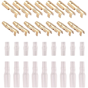 GIET 120 pièces de bornes à ressort enfichables de 3,5 mm avec gaine de protection, bornes de câblage en forme de balle, bornes de câblage à sertissage à froid, emballées en boîte - Product Image 3