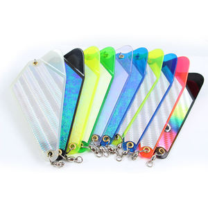 Planches de pêche triangulaires Alpha Wholesale ABS avec émerillon en acier inoxydable pour la pêche à la traîne et en lac - Product Image 6