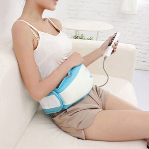 เข็มขัดนวดเอวอเนกประสงค์แบบชิ้นเดียว สีฟ้า ชาร์จ USB ได้ พร้อมรีโมทไร้สาย - Product Image 2