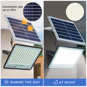 Hot Sell Reflectores 2025 Lampes solaires extérieures à LED IP67 Étanche 50W 60W 300W 400W 500W Projecteurs solaires - Product Image 3