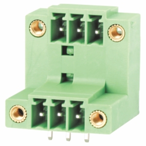 Double Level <span class=keywords><strong>Angle</strong></span> Pin Header <span class=keywords><strong>3.5Mm</strong></span> 3.81Mm Pitch Nam Pluggable Terminal Block WJ15EDGRTM-3.5/3.81 - Product Image 5